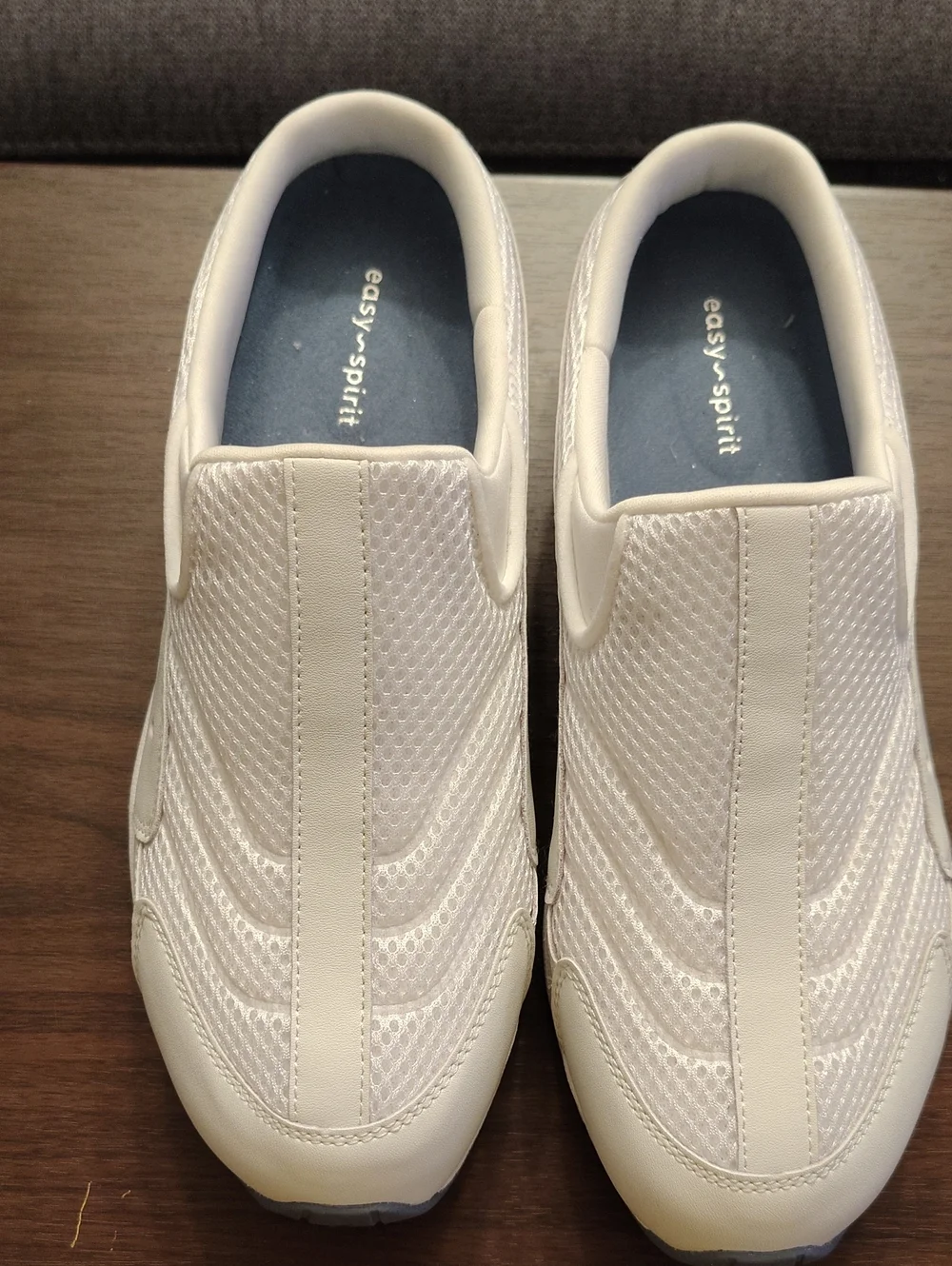 Easy Spirit Women's Slip-On Sneakers in White, 10 W.
